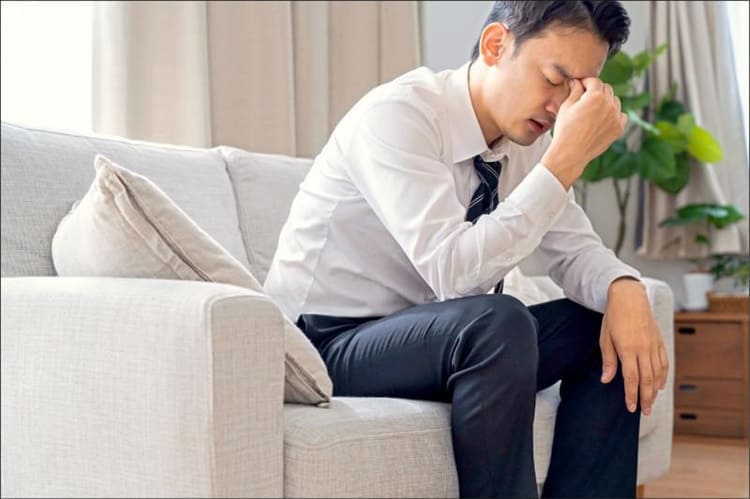 男性疲勞與睡眠不足生活節奏